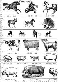 Image 1 of Farmyard Rubber Stamps P58