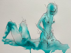 Image of Wave Study III - Original 9”x12”