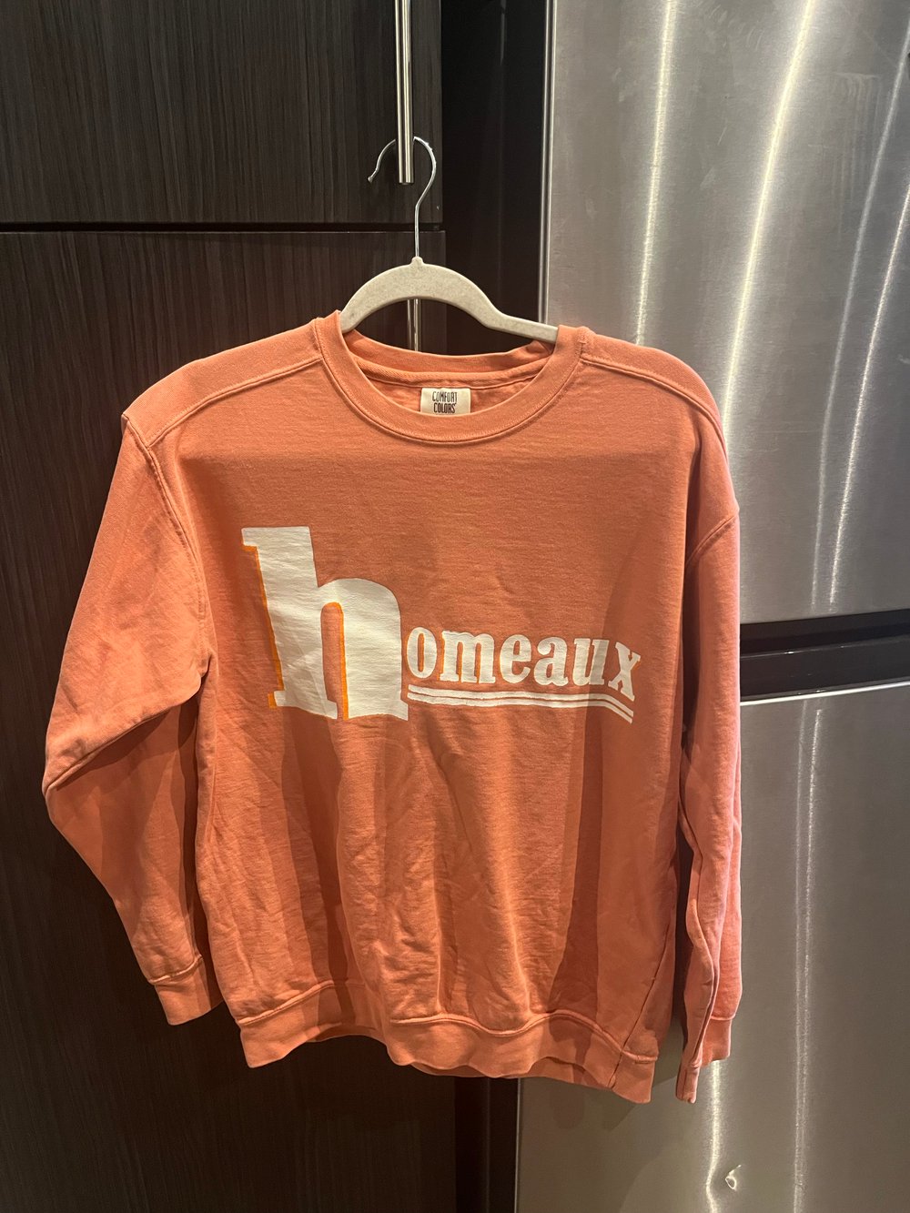 M DUSTY ORANGE HOMEAUX CREWNECK 