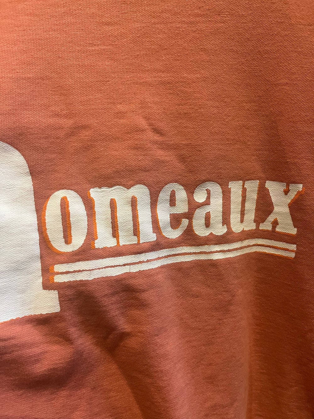 M DUSTY ORANGE HOMEAUX CREWNECK 
