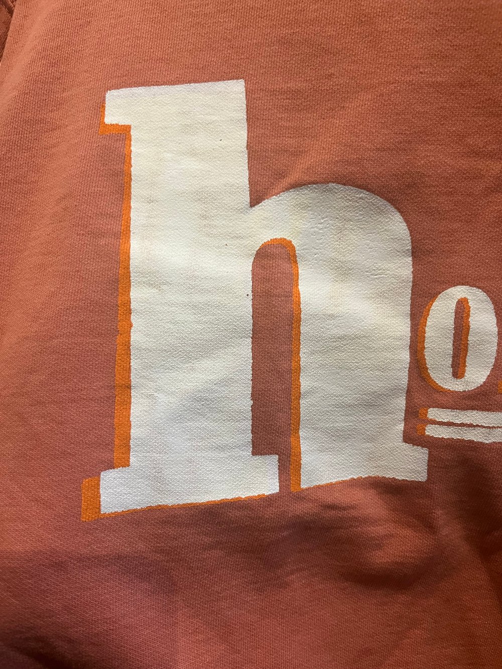 M DUSTY ORANGE HOMEAUX CREWNECK 