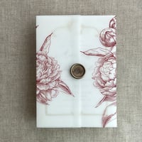 Image 4 of Grand peony floral vellum wraps PACK of 10