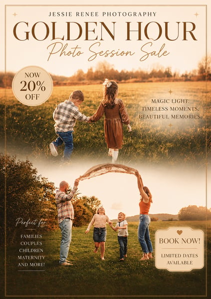 Image of Golden Hour Field Mini Session - SALE