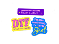 Image 1 of Slacker Vinyl Sticker Pack