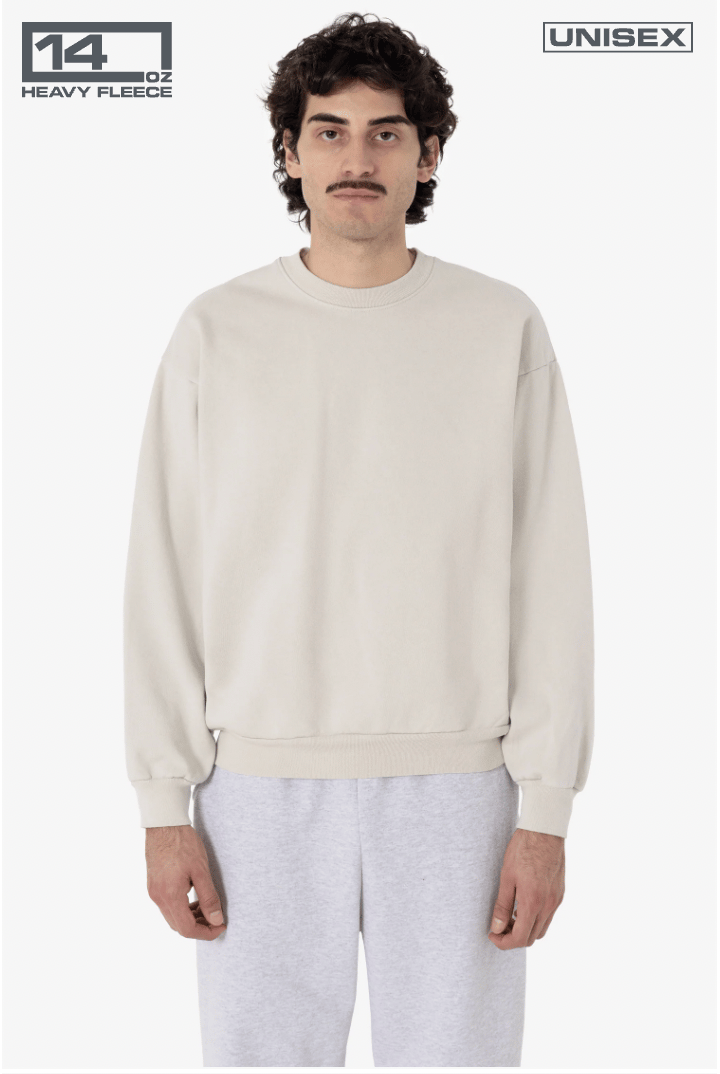 THOTS&PRAYERS 14OZ LA APPAREL CREWNECK