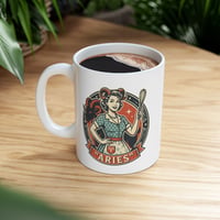 Image 3 of Aries Zodiac  Ceramic Mug (11oz, 15oz) – 