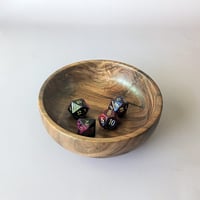 Image 3 of Decorative Bowl - Claro Walnut w/resin 5" x 1.85"