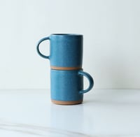 Image 4 of Cortado cup in Teal