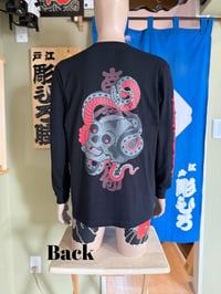 Image 4 of Original long sleeve T shirt "Snake+Skull"
