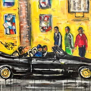 MONEY MAKIN' MITCH ORIGINAL PAINTING - 30x30"