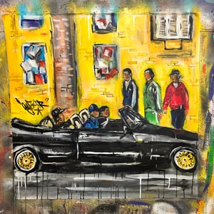 MONEY MAKIN' MITCH ORIGINAL PAINTING - 30x30"