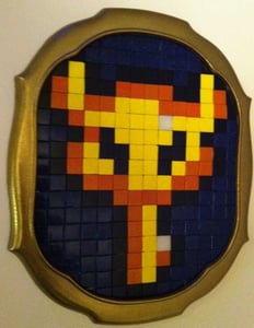 8bit Mosaic — Legend of Zelda Master Key Mosaic