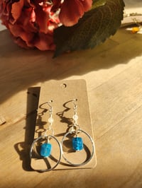 Image 2 of Apatite & Citrine Earrings