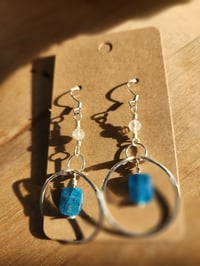 Image 5 of Apatite & Citrine Earrings