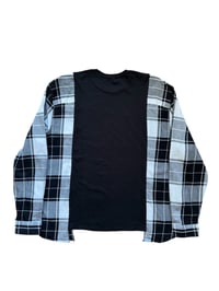 Image 4 of T-shirt noir manche chemise #10