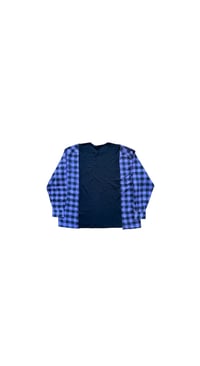 Image 3 of T-shirt noir manche chemise #13