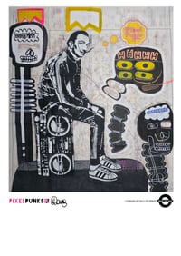 Image 1 of A3 Giclée Art Print — I DREAM OF DALI IN DERBY — collaboration with Pixel Punks and Marc Craig
