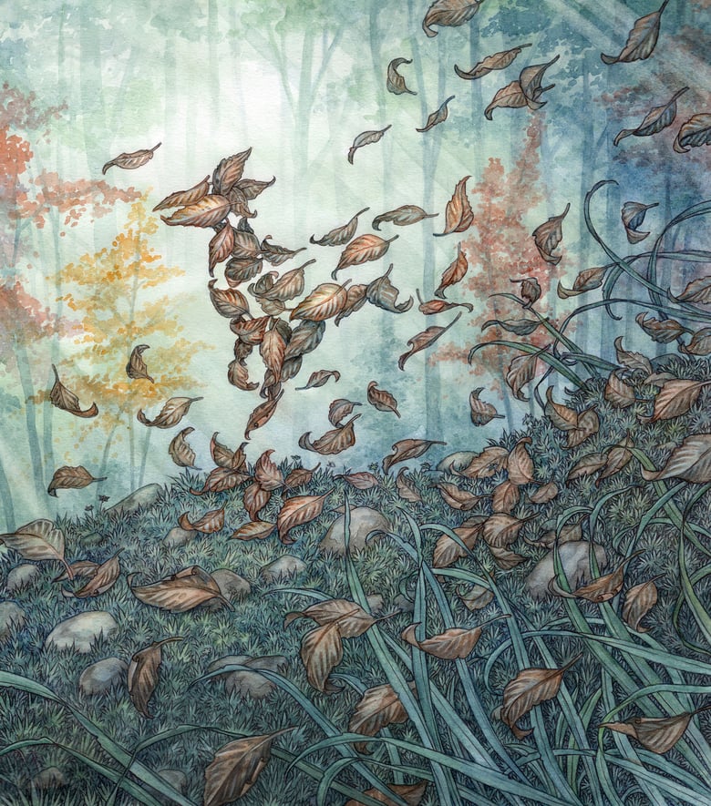 Image of 'The Wind Wisp' Original Artwork by Adam Oehlers 