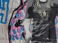 Image 3 of A3 Giclée Art Print — MIND, FLOW, LETS GO — collaboration with Pixel Punks and Marc Craig