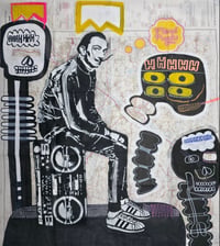 Image 1 of I DREAM OF DALI IN DERBY — original artwork — collaboration with Pixel Punks and Marc Craig