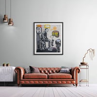 Image 2 of I DREAM OF DALI IN DERBY — original artwork — collaboration with Pixel Punks and Marc Craig
