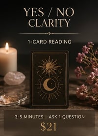 ✧ YES / NO - CLARITY TAROT PULL
