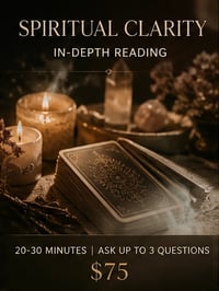 ✧ IN-DEPTH SPIRITUAL CLARITY - TAROT READING
