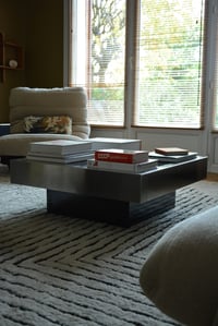 Image 2 of Table basse dans le style Willy Rizzo