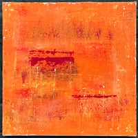 Orange with Red Dots