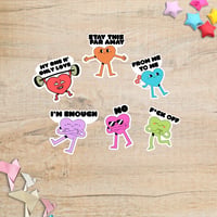 Image 2 of Anti V-Day MINI Sticker Bundle