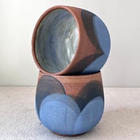 Image 1 of cloud cups: set of two: short and tall tulip
