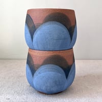Image 3 of cloud cups: set of two: short and tall tulip