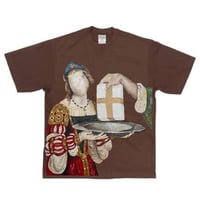 Salome With The Brick brown tee