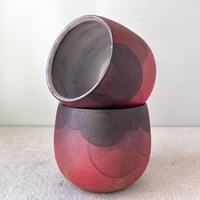 Image 1 of cherry cups: set of two
