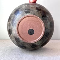 Image 3 of a rustic sage dot bowl