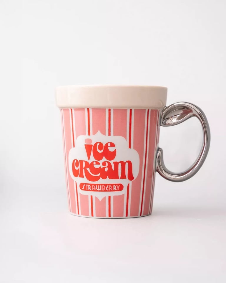 MUG STRAWBERRY ICE CREAM Image 3