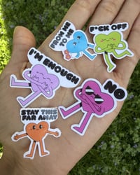 Image 3 of Anti V-Day MINI Sticker Bundle