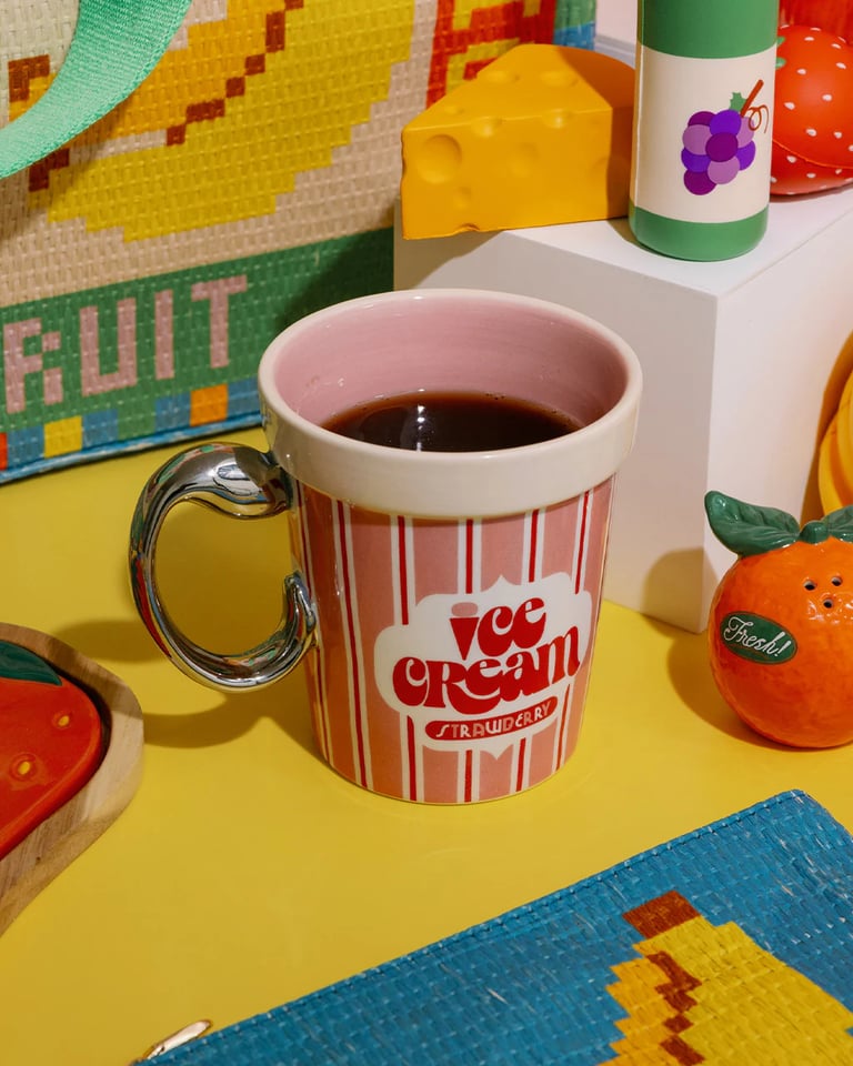MUG STRAWBERRY ICE CREAM Image 4