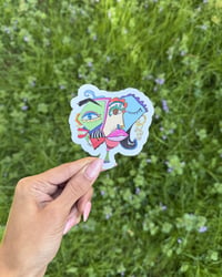 Image 2 of Peache Abstract Sticker