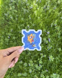 Image 2 of Blue Puzzle Sticker
