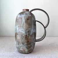 Image 2 of a rustic sage vase: small