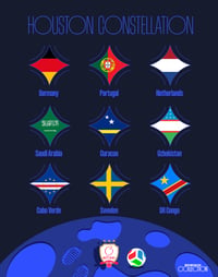 Image 2 of Houston Constellation T-Shirt