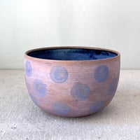 Image 1 of a dot bowl: pastel periwinkle