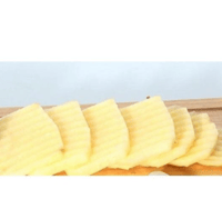 Image 4 of Appetito Crinkle Vegetable Cutter Stainless Steel Ergonomic Handle