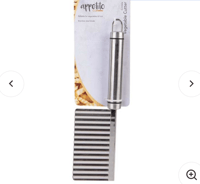 Image 1 of Appetito Crinkle Vegetable Cutter Stainless Steel Ergonomic Handle