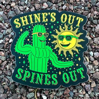 Image 1 of Spines Out Sticker