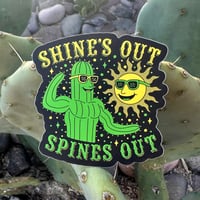 Image 2 of Spines Out Sticker