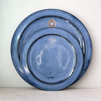 Image 3 of a cornflower blue plate set