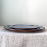 Image 4 of a cornflower blue plate set