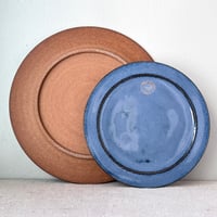 Image 2 of a cornflower blue plate set